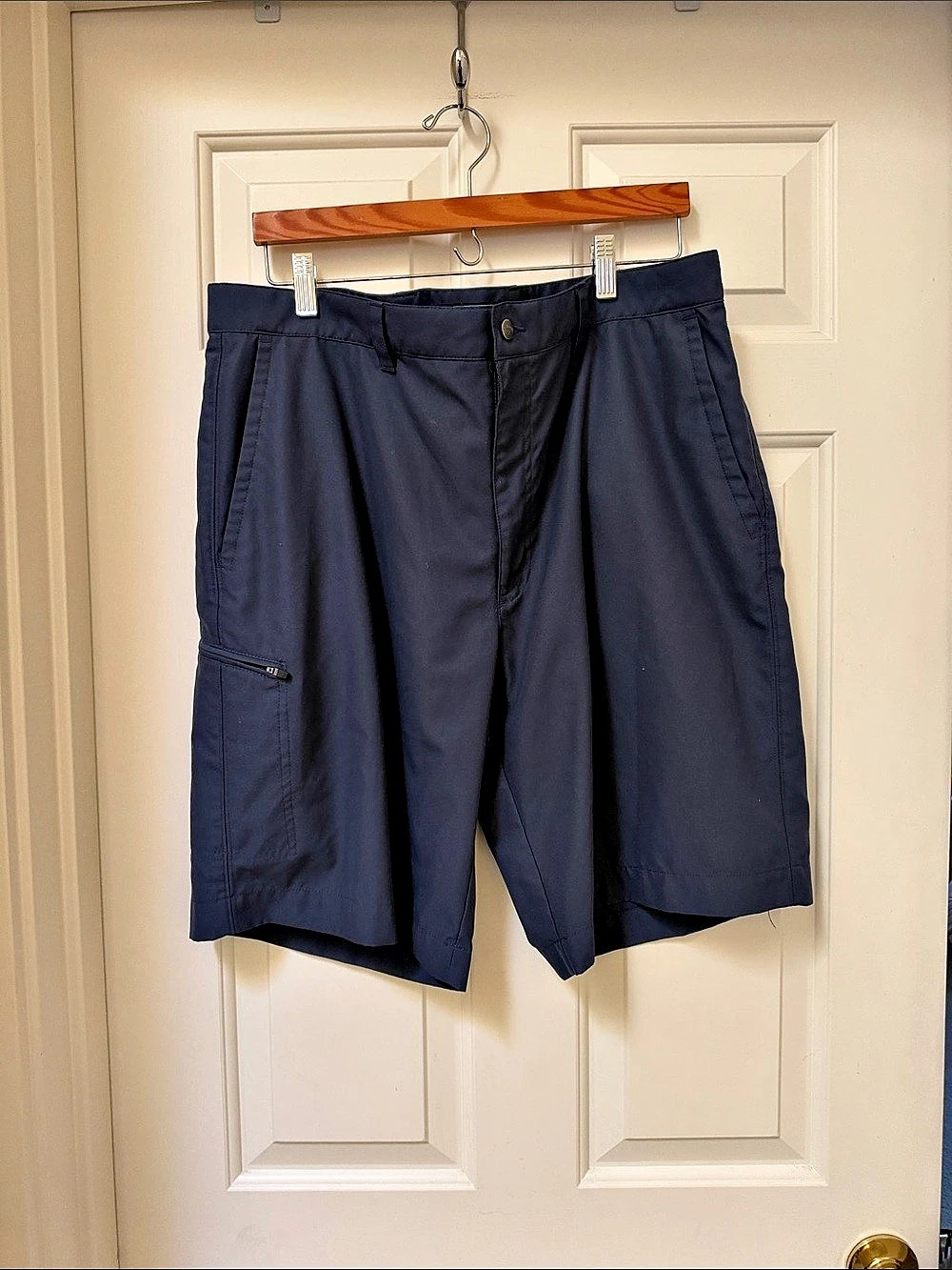 Callaway Optimum Performance Men's Flat Front Shorts Blue Size 38